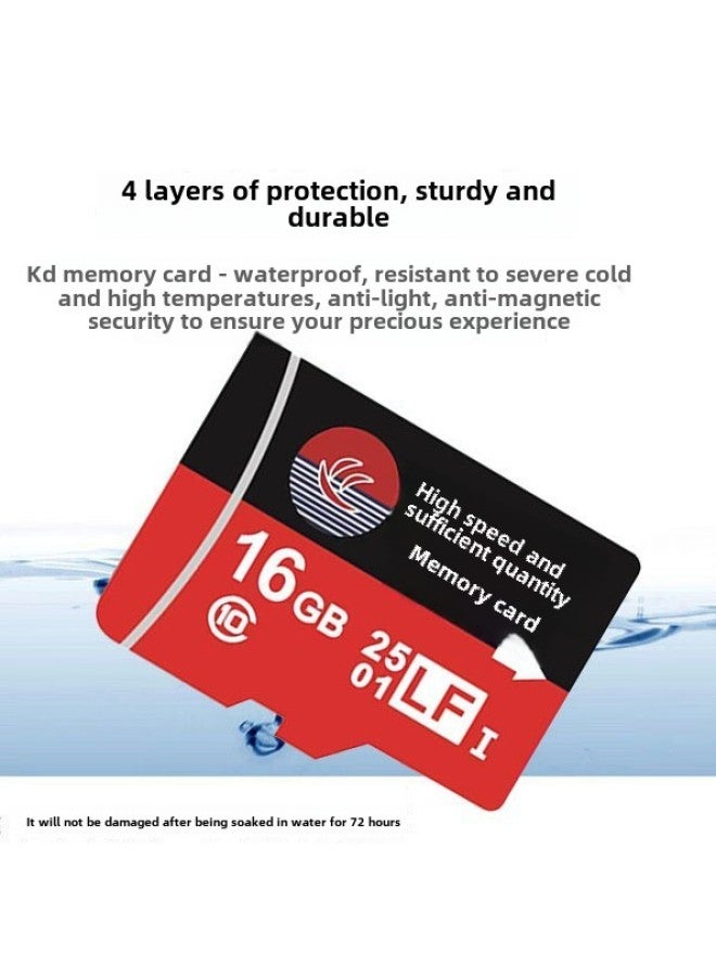 Driving Recorder Memory Card Tf Card 32g Card 16g Monitoring Memory Card Mobile Phone Memory Card 8gb-Color:TF-128M-Capacity:C10 Quality High Speed Edition  - Image 3