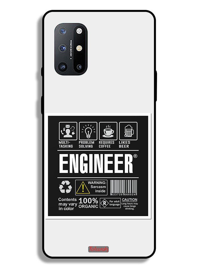Tolwak OnePlus 8T Plus 5G Protective Case Cover Engineer Sticker - Image 2