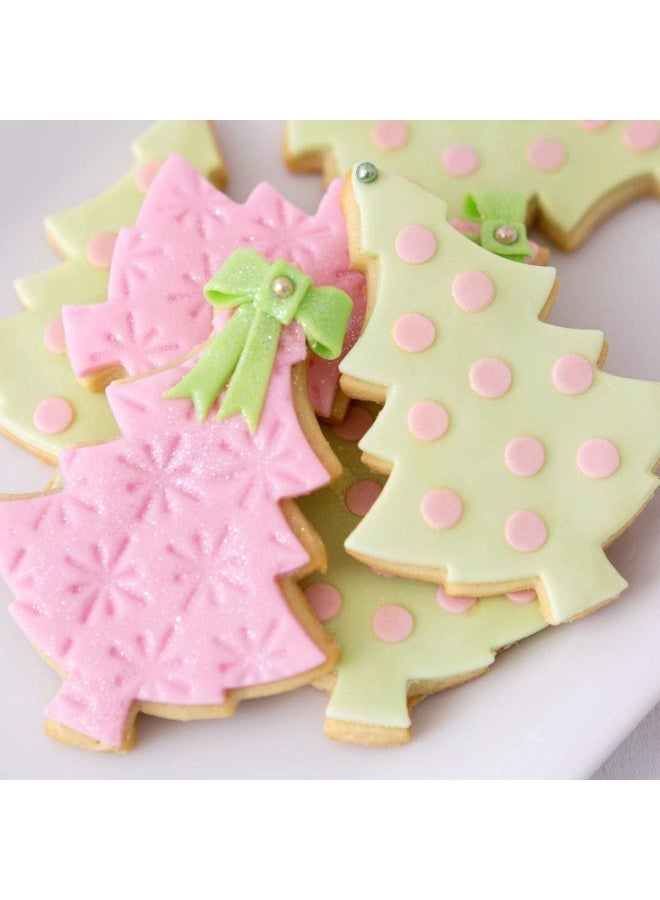 Skytail 8 قطع من قوالب كعك عيد الميلاد الكبيرة، قوالب كعك العيد بحجم 3 بوصات، رجال الزنجبيل، شجرة عيد الميلاد، عصا الحلوى، سانتا، رجل الثلج، أجراس عيد الميلاد لقطع الخبز - Image 3