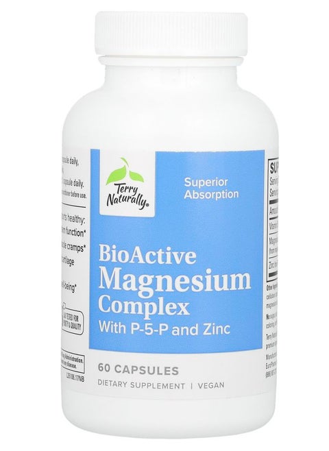 BioActive Magnesium Complex with P5P and Zinc 60 Capsules