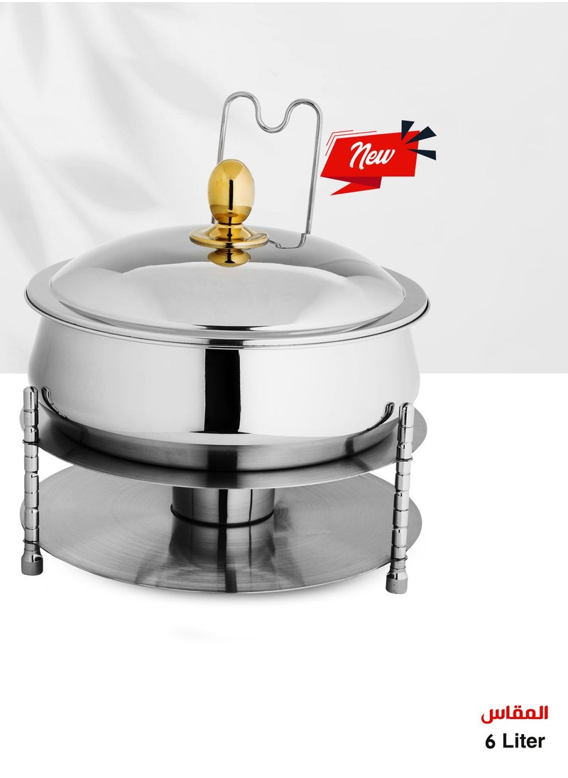 High Quality Stainless Steel Buffet Food Warmer Made in India Silver 4 Liter - pzsku/Z5E1207E43EC872AE0084Z/45/_/1726996184/9d00f99e-0715-4d59-aac6-0806e827bd2e