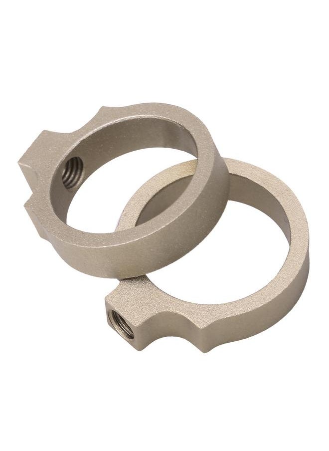 Thoraya Heavy Duty Aluminium Alloy 0.760inch Flashlignt Adapter Ring Torch Light Mount EX313-DK  - Image 3