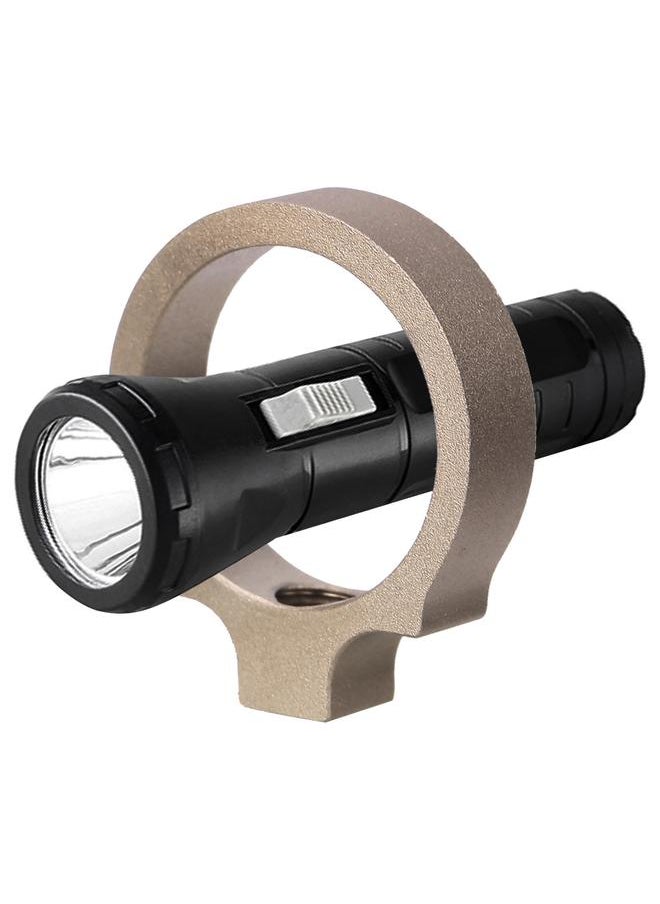 Thoraya Heavy Duty Aluminium Alloy 0.760inch Flashlignt Adapter Ring Torch Light Mount EX313-DK  - Image 4