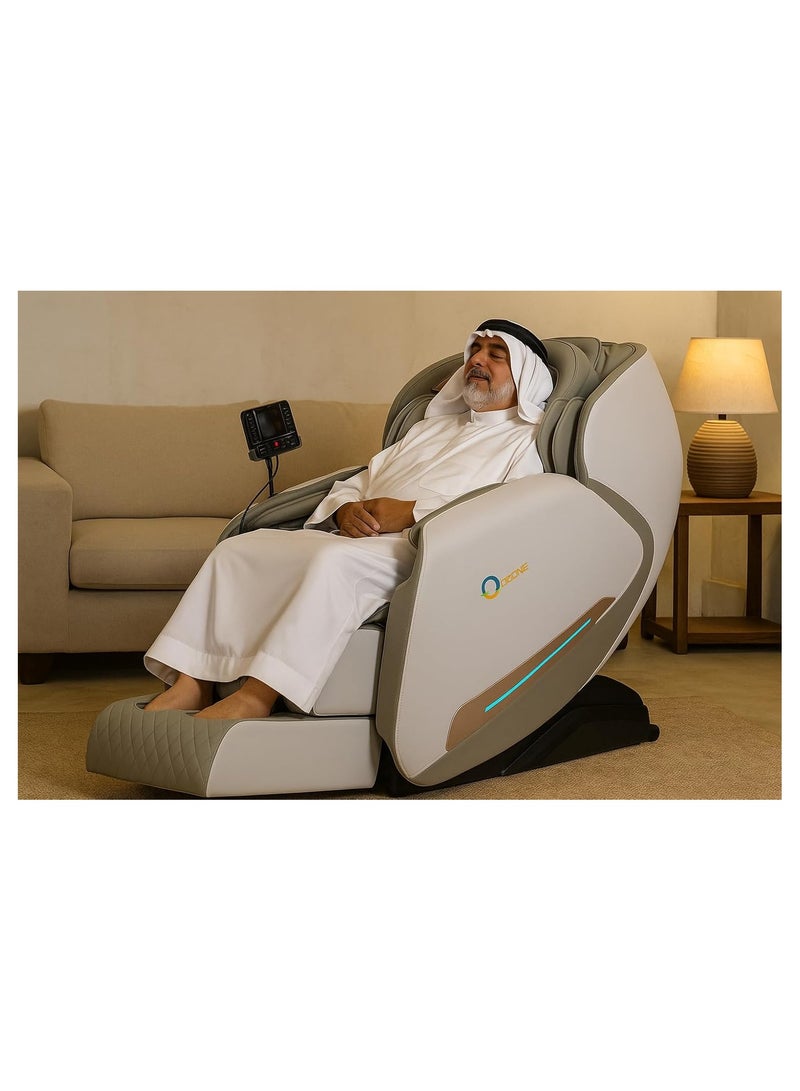 OZONE (5 Years Warranty) 4D Comfy Full Body Massage Chair OZ-1 | Zero Gravity Massage | Airbags | Heat Therapy | Recliner Function | Touch Screen Control | Full Body Shiatsu | Space Capsule - Image 2