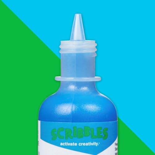 Scribbles 54126 3D Fabric Paint Shiny-Bright Blue - Image 3
