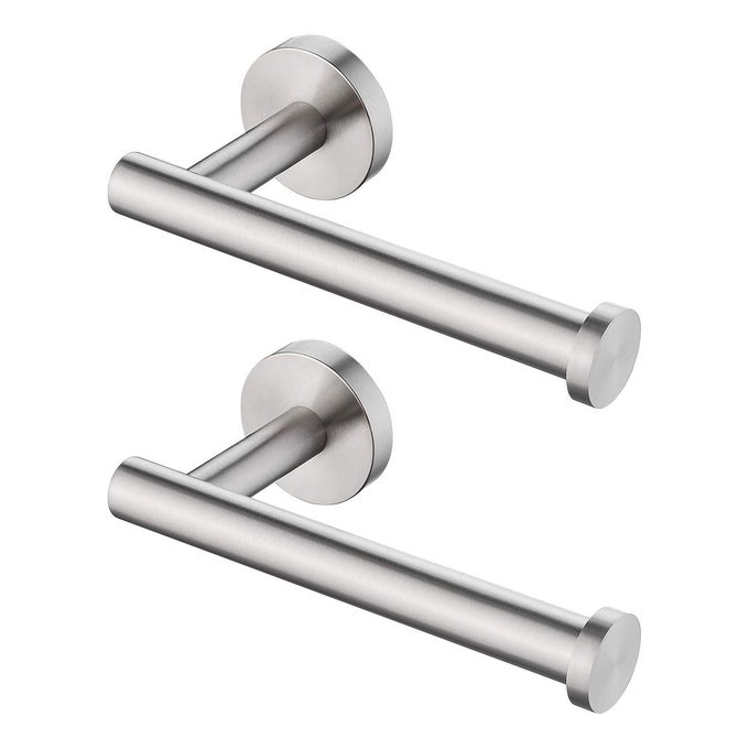 TOILET PAPER HOLDER FOR BATHROOM 2 PACK TISSUE HOLDER DISPENSER 304 STAINLESS STEEL TOILET ROLL HOLDER WALL MOUNT BRUSHED FINISH A2175S122P2