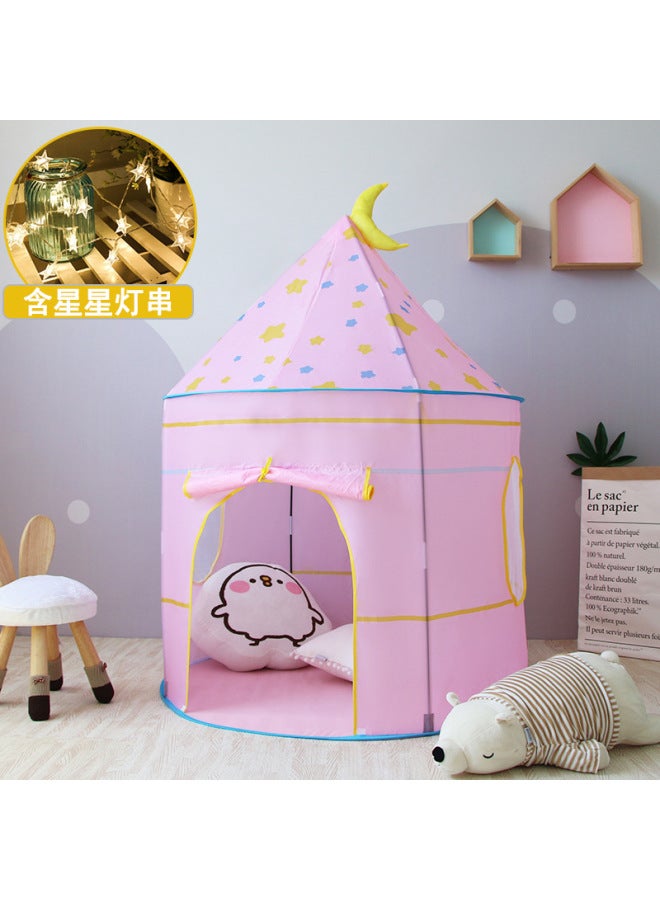 MEIBEI Pei Children's Tent Baby Play House Indoor Princess Toy House Castle Yurt Children's Toy Tent - Image 1