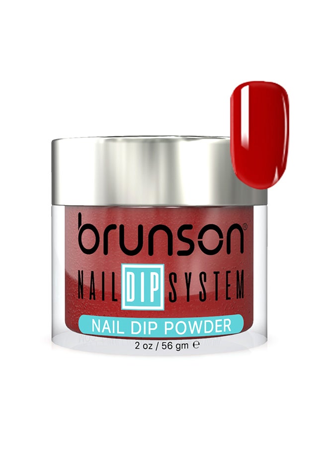 brunson - Nail Dip Powder Dip And Buff System Color 56gm, French Nail Art Starter Manicure Salon DIY At Home Odor Free And Long Lasting No Needed Nail Lamp Curing DBK101 - Image 1