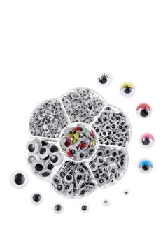 Libra 40-Pieces 12mm Crafty Eyes Craft Eyes Color Multicolor  - Image 1