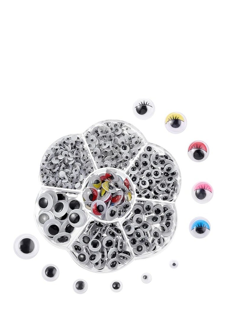 ليبرا 40 قطعة من عيون ماكرة 12 مم، ألوان متعددة الألوان - Image 1