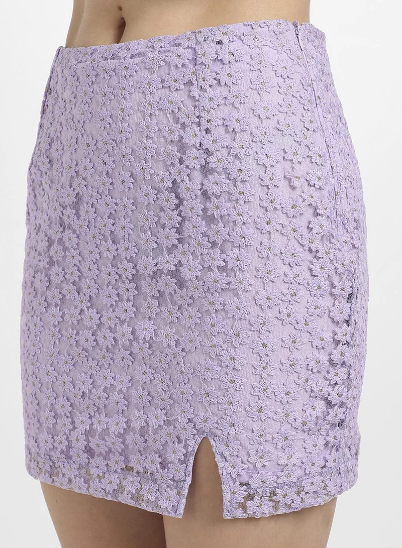 PINACOLADA Women's Lavender Micro Flower Co-Ord Set