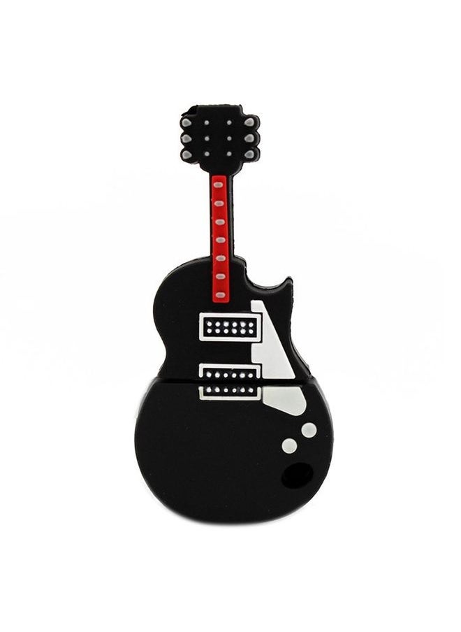 BURAQ 16GB Guitar Shape USB Flash Disk(Black)  - Image 2