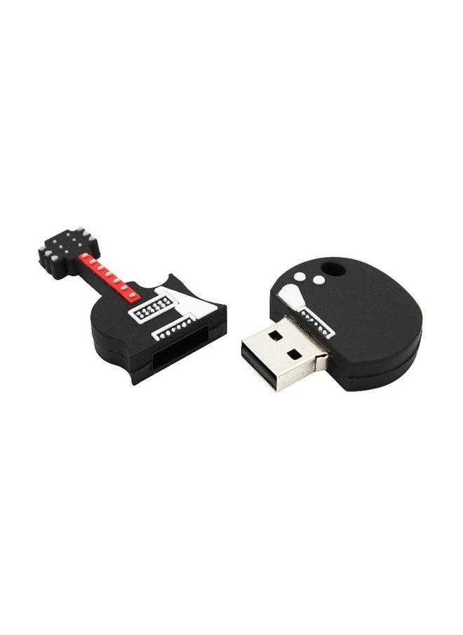 BURAQ 16GB Guitar Shape USB Flash Disk(Black)  - Image 3