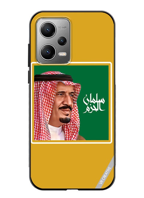 Protective Case Cover For Xiaomi Redmi Note 12 Pro Mohammed Bin Salman Design Multicolour