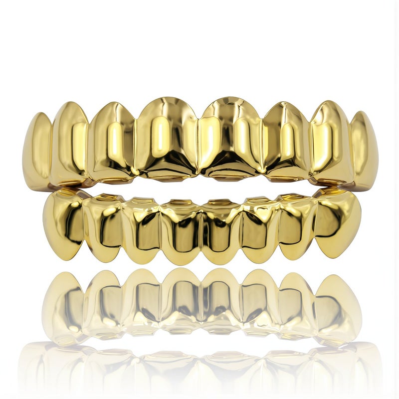 Fitting Smooth Grillz Top Bottom 8 Tooth Secure Fit No Slip Comfortable Wear - Image 3