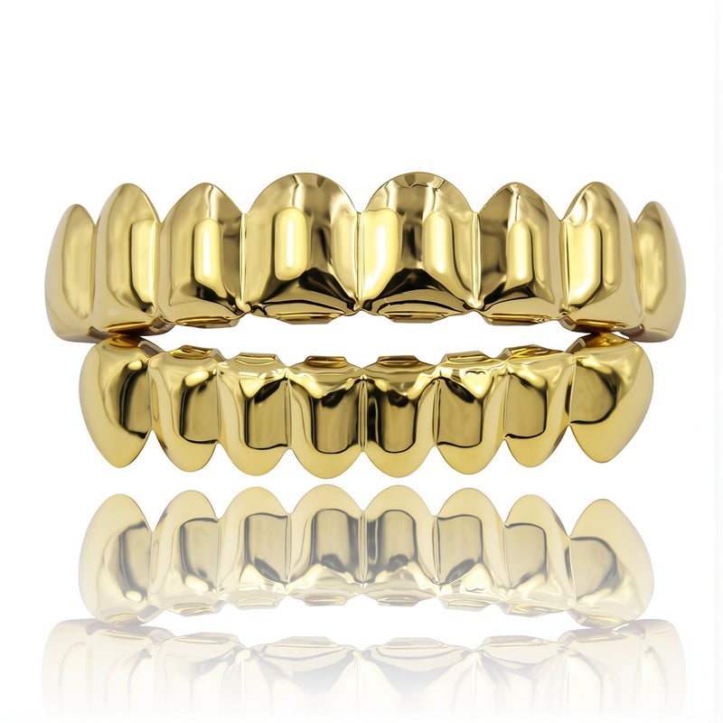 Fitting Smooth Grillz Top Bottom 8 Tooth Secure Fit No Slip Comfortable Wear - Image 4