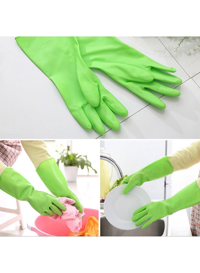 Multifunctional Cleaning Gloves Green L - Image 3