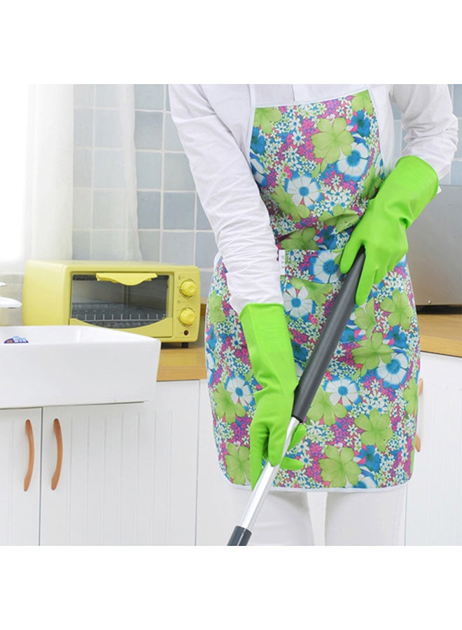 Multifunctional Cleaning Gloves Green L - Image 2