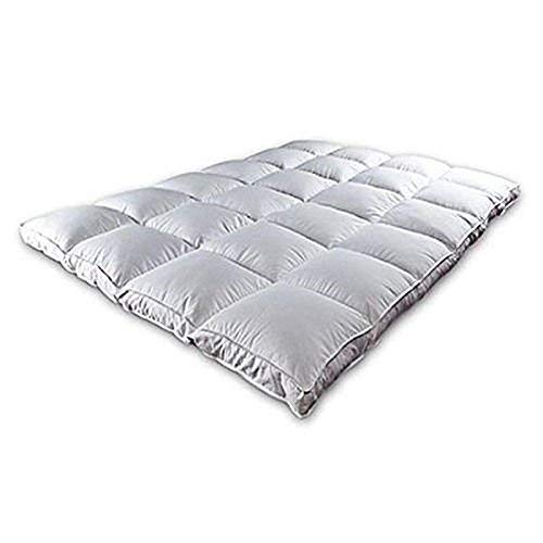 Linenovation Linenovation 3000 GSM Finest Imported Super Microfiber Mattress PaddingTopper White 76 Inch X 80 Inch  - Image 2