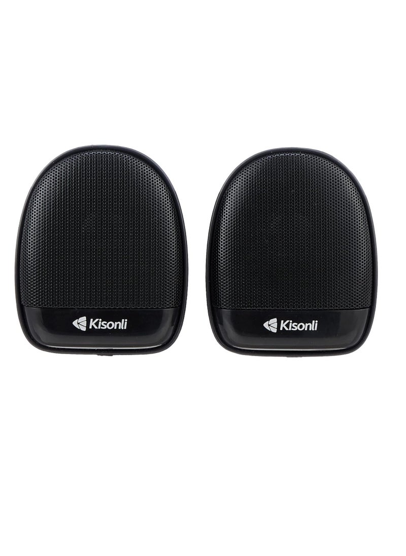 Kisonli - Computer Speaker KS-08 Mini USB Wired Speaker PC Speaker - Image 1