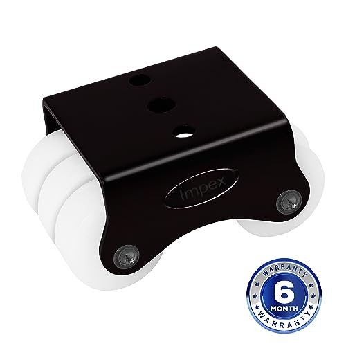 IMPEX Mini Sixer Trolley Wheel Caster | Pack of 8 | Heavy Duty 150Kg Load Capacity Fix 6 Castor Wheel for Shopping Trolley, Furniture Table & Other Equipment - Image 2
