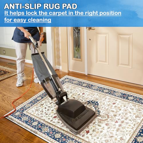 TUOTPE Non-Slip Rug Pads 6 x 9 ft, 100% Waterproof Extra Large Area Rugs Non Skid Rug Pad for All Floors and Finishes Durable Hardwood Floor Protective Felt Keeps Rugs in Place, Safe and Secure - Image 5