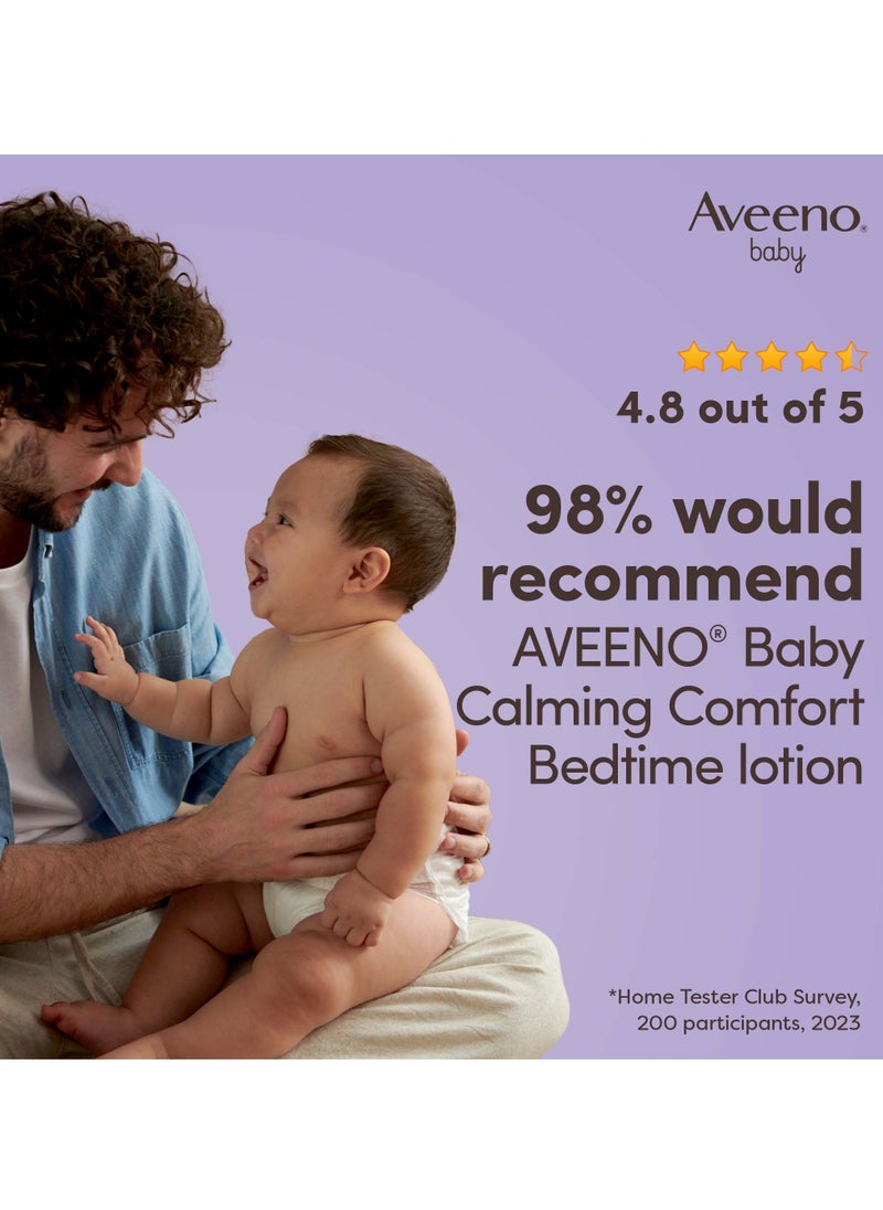 Baby Calming comfort Bedtime Lotion Body lotion for Delicate Skin Probiotic Oatmeal and Gentle Lavender Scent 150 ml