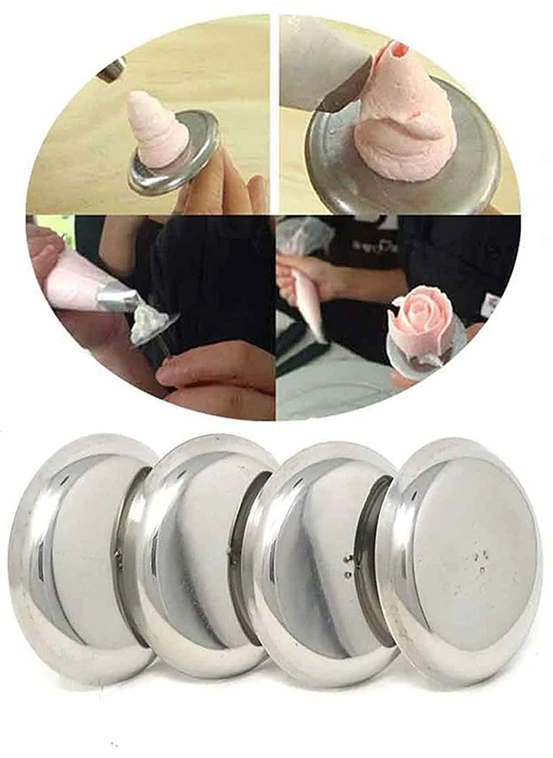 BAKING SET Baking Set Stainless Steel 4 Piece Set Big Flower Nails for Cake Decorating Baking Tools  - Image 2