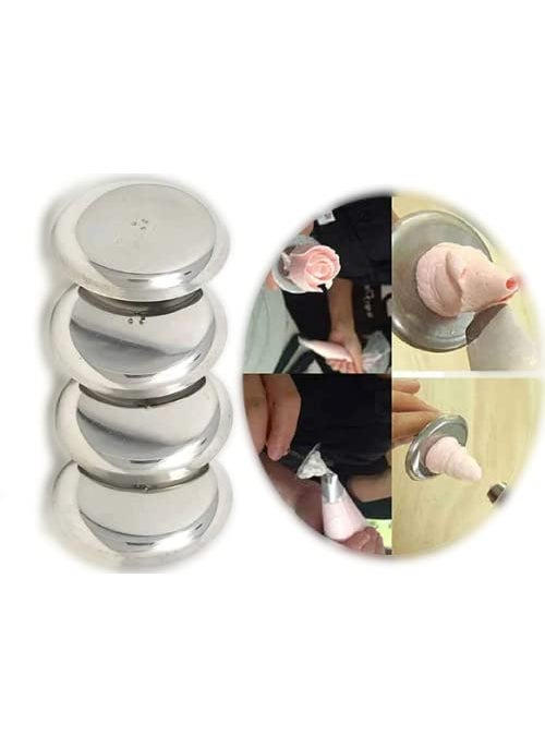 BAKING SET Baking Set Stainless Steel 4 Piece Set Big Flower Nails for Cake Decorating Baking Tools  - Image 5