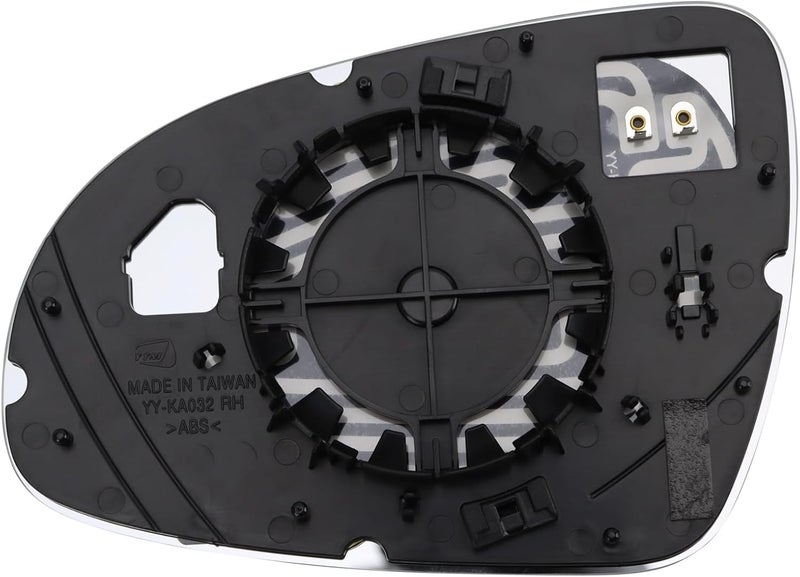 TRQ Passenger Side Mirror Glass Heated Convex Snap On Compatible with 2017-2022 Kia Sportage KI1325124 - Image 5