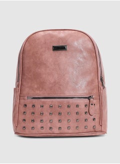 Haute Sauce Studded Backpack - Nude Pink  - Image 1
