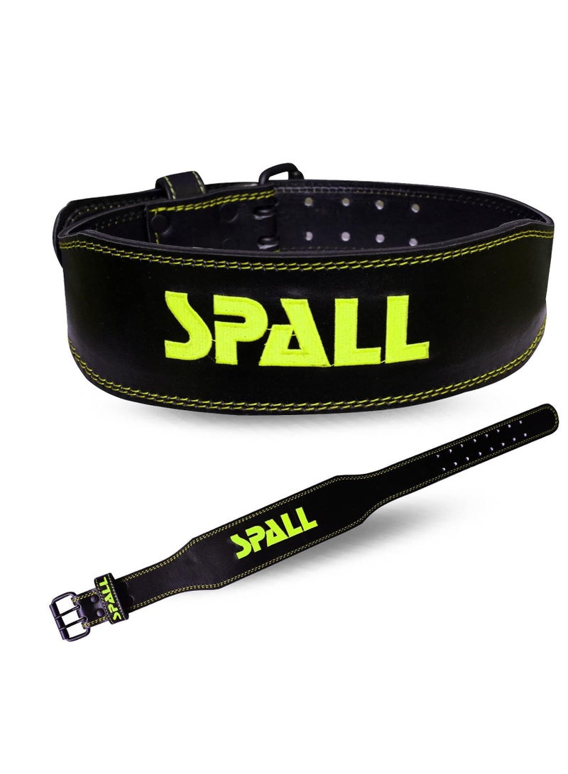 Spall Weight Lifting Leather Belt Adjustable 6 Inch Home Body Waist Strength Training Squat Gym Excercise Workout Fitness Weight Lifting Equipment - Image 2