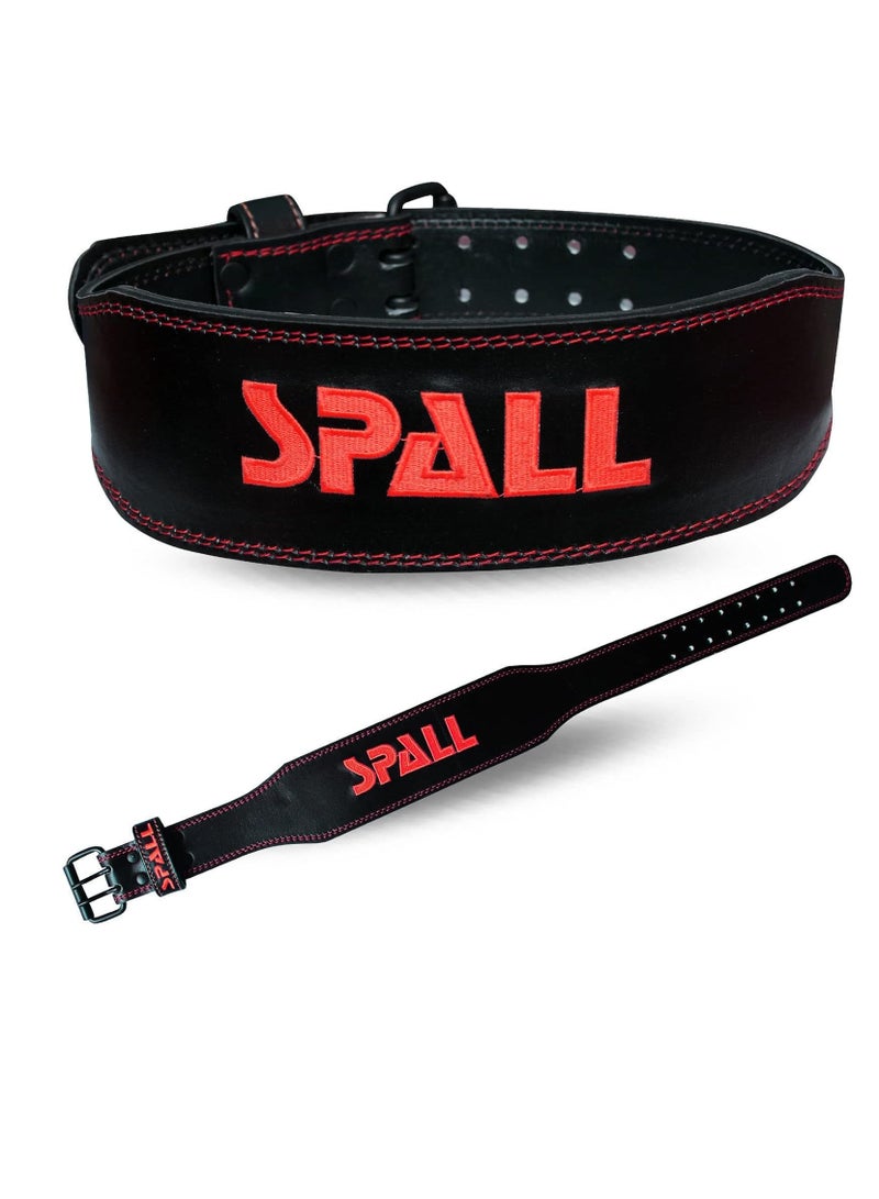 Spall Weight Lifting Leather Belt Adjustable 6 Inch Home Body Waist Strength Training Squat Gym Excercise Workout Fitness Weight Lifting Equipment - Image 3