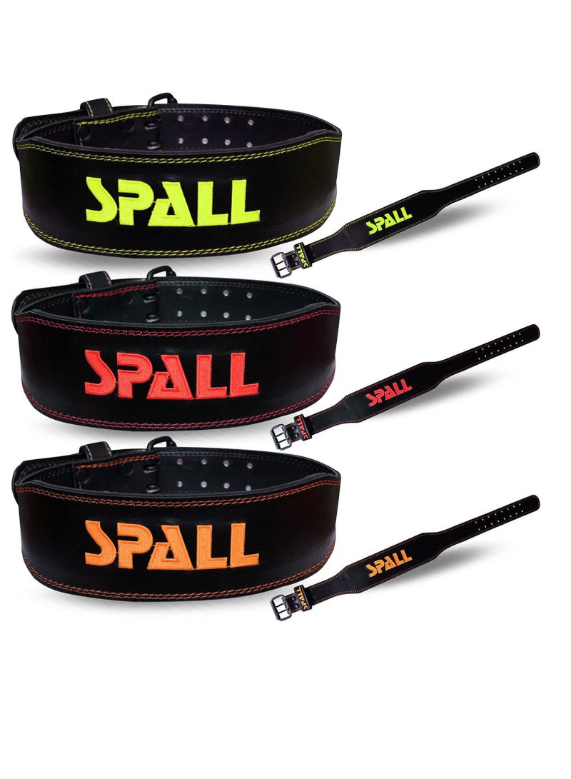 Spall Weight Lifting Leather Belt Adjustable 6 Inch Home Body Waist Strength Training Squat Gym Excercise Workout Fitness Weight Lifting Equipment - Image 4