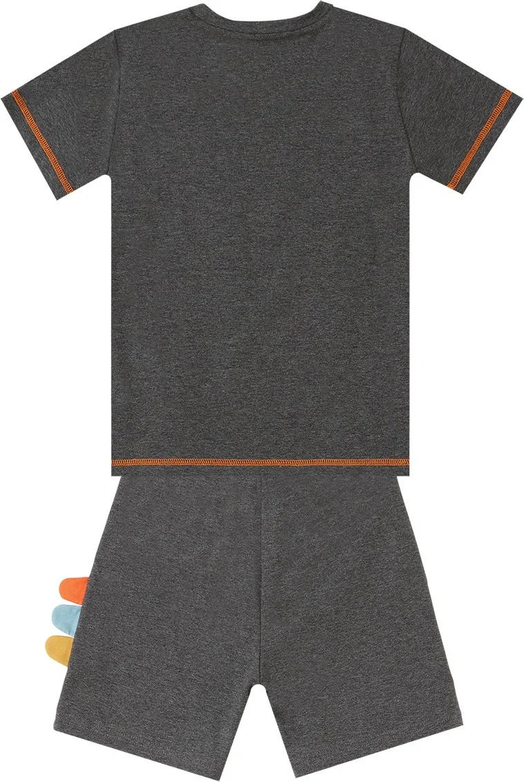 Denokids Rawr Dino Boy T-Shirt Shorts Set