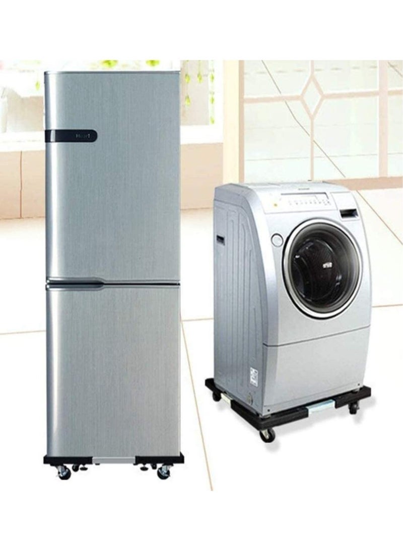 Washing Machine Base Universal Furniture Dolly with 4 Wheels, 60-80 CM Size Adjustable, 135 KG Load, Mobile Stand Holder Rack Bracket for Washer Dryer Refrigerator - Image 3