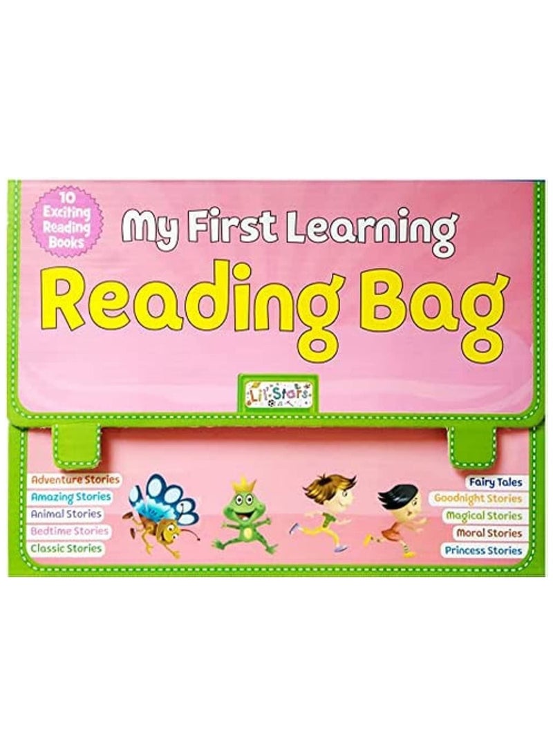 DeloPik Kid's Learning Bag Activity Books (Reading)- Set of 10  - Image 1