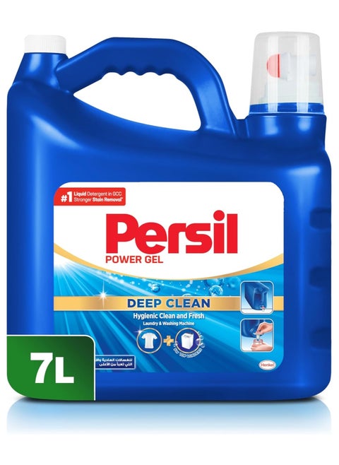 Power Gel Liquid Laundry Detergent With Deep Clean Technology For Top Loading Washing Machines 7L