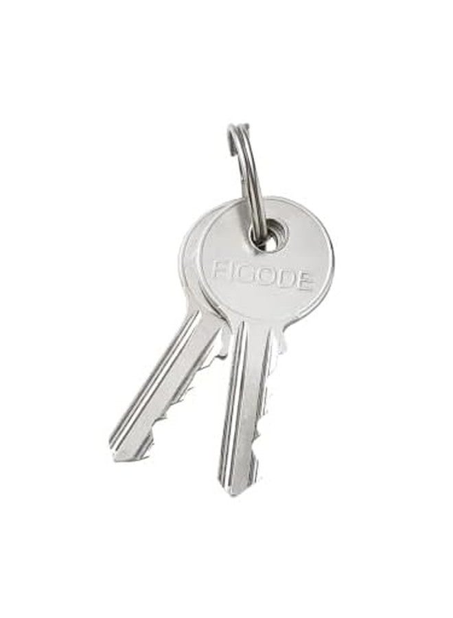 FIGODE قفل FIGODE® البحري المقاوم للعوامل الجوية مع قيد من الفولاذ المقاوم للصدأ وجسم من النحاس الصلب المطلي بالكروم، قفل خارجي مقاوم للصدأ، جميع الأقفال بنفس رمز المفتاح #42424، قيد بطول 2.3 بوصة، عبوة من 12 قطعة - Image 3