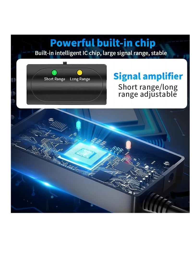 Excefore TV Antenna for Smart TV, TV Antenna for Smart TV Indoor - Magnetic Base, Support 4K 1080p Channels, with Amplifier Signal Booster, 480 Miles Long Range, 360°Signal Reception, 16.5ft Cables - Image 4