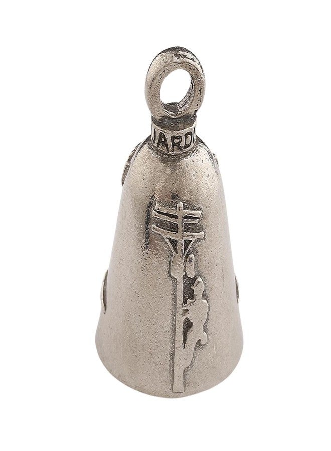 Guardian Bell Lineman Good Luck Bell w/Keyring & Black Velvet Gift Bag | Motorcycle Bell | Lead-Free Pewter | Good Luck Gift to Friends & Family | Bike Bell | Made in USA - Image 2