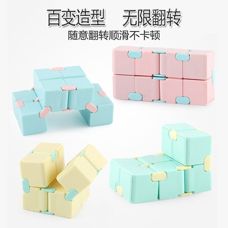 Infinite Rubik'S Cube Variety Decompression Handy Gadget Second-Order Mini Pocket Flip Finger Cube Decompression Toy - Image 3