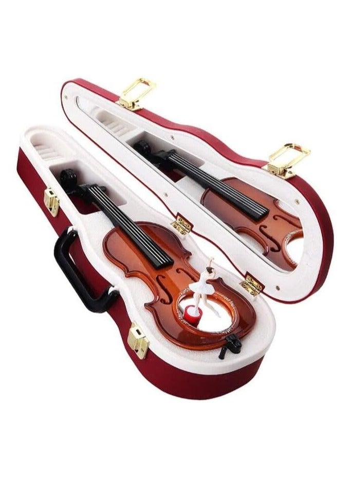 صندوق موسيقي علي شكل فيولين مقاس كبير - Image 1