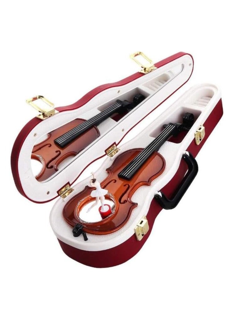 صندوق موسيقي علي شكل فيولين مقاس كبير - Image 3