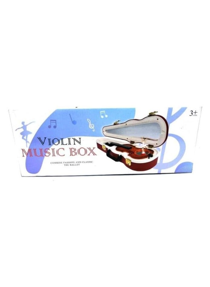 صندوق موسيقي علي شكل فيولين مقاس كبير - Image 5