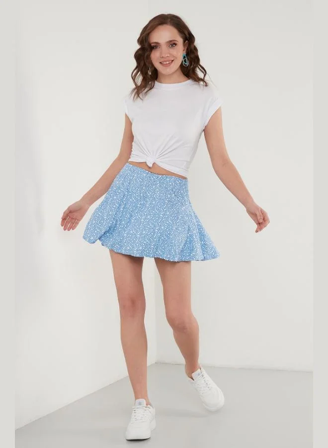 Lela Lela Elastic Waist Mini Short Skirt Women's SKIRT 5864024