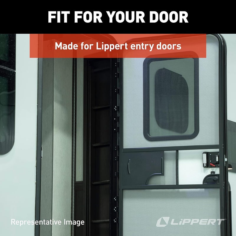 Lippert Components RV Entry Door Friction Hinge Kit for 5th Wheel, Travel Trailer and Motorhome (Pack of 2) - Image 4