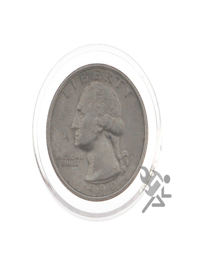 OnFireGuy Coin Capsule Storage Tube & 20 Air-Tite A24 Direct Fit Coin Holders for US Quarters (Black Cap Lid) - Image 3