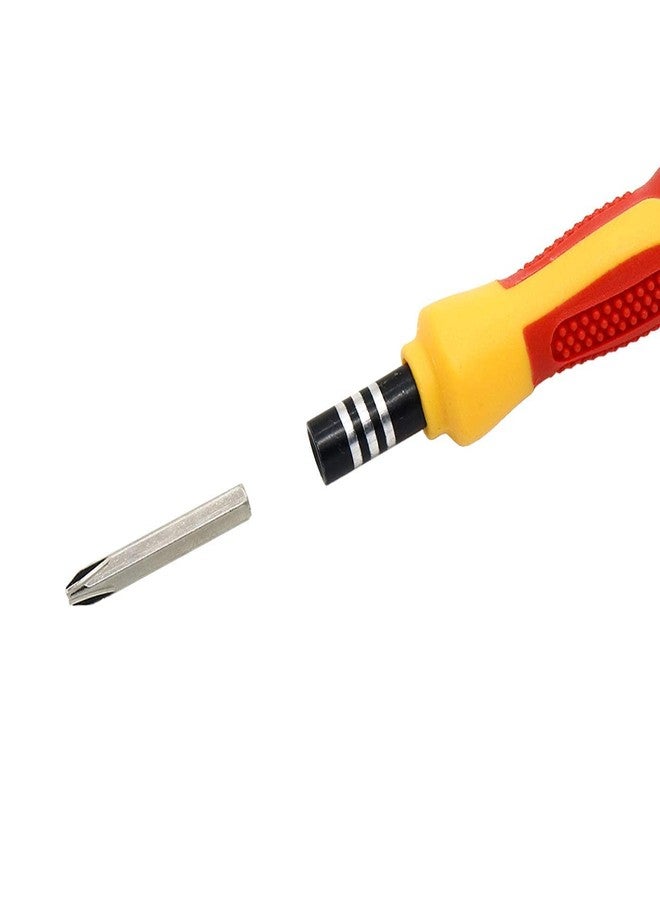 ARTO Professional Household Repair 31 in 1 Tool Kit Magnetic Screw Driver, Repairing Set Replaceable Straight Multitool for Laptop, Mobile Phone, iPhone, Electronic(Multicolor) (Pack of 2) - Image 5