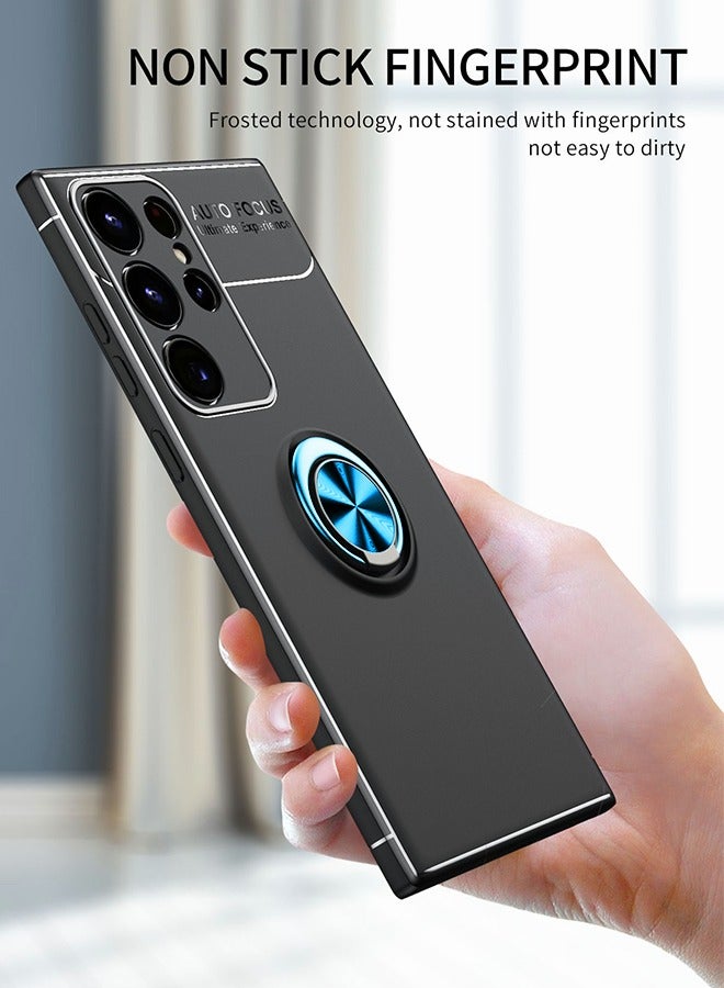 GROIC Compatible with Galaxy S22 Ultra Case, Scratch Resistant Case with 360 Degree Rotating Ring Hole Holder, Magnetic Car Mount, Shock Absorbing Case for Samsung S22 Ultra 6.8 inch - Image 2